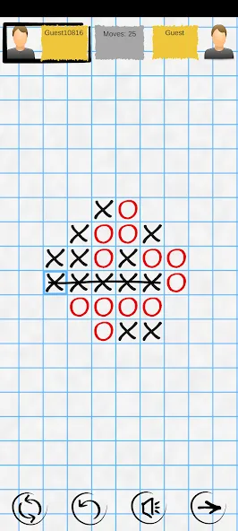 Tic Tac Toe Online: Mega XO  [МОД Меню] Screenshot 1