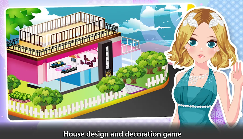 Girl Doll House - Room Design  [МОД Unlimited Money] Screenshot 1