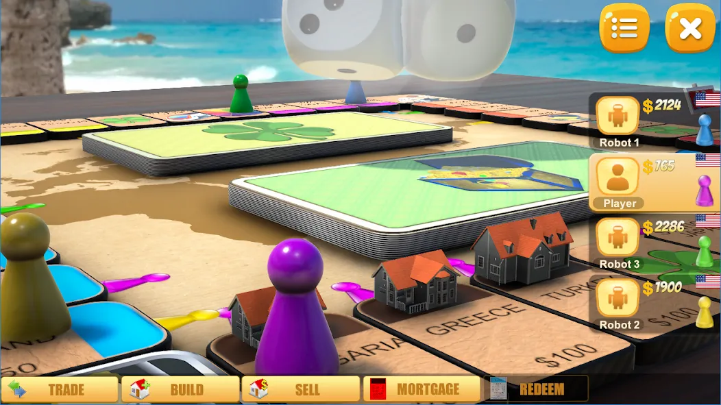 Rento - Dice Board Game Online  [МОД Unlimited Money] Screenshot 2