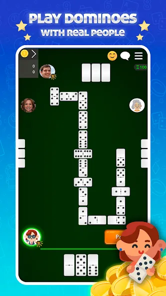 Dominoes Online - Classic Game (Домино Онлайн)  [МОД Unlocked] Screenshot 1