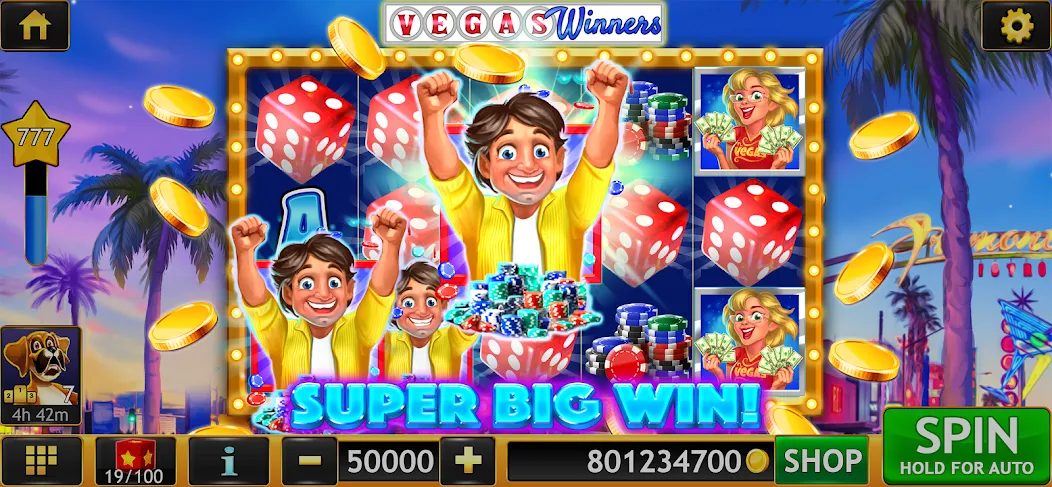 Slots of Luck: Vegas Casino (Слоты удачи)  [МОД Mega Pack] Screenshot 2