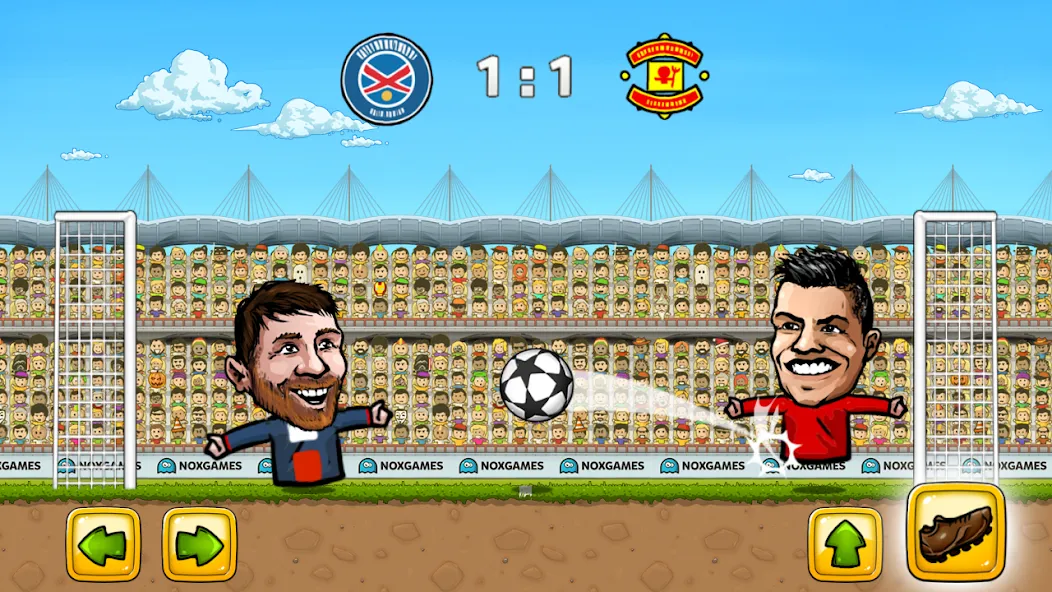 Puppet Soccer: Champs League (Паппет Соккер)  [МОД Unlocked] Screenshot 2