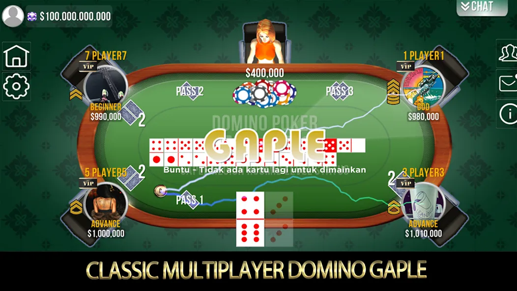 Domino Poker QiuQiu Gaple (Домино Покер ЧиЧи Гапле)  [МОД Все открыто] Screenshot 1