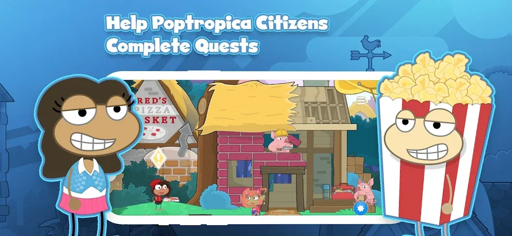 Poptropica: Fun Kids Adventure (Поптропика)  [МОД Много монет] Screenshot 3