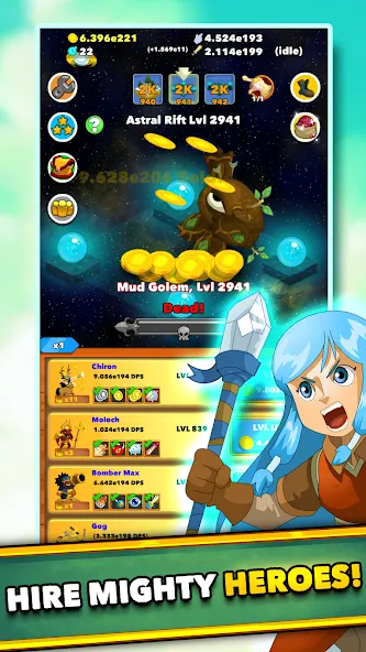 Clicker Heroes - Idle RPG (Кликер Герои)  [МОД Много денег] Screenshot 4