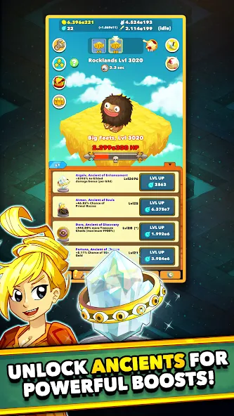 Clicker Heroes - Idle RPG (Кликер Герои)  [МОД Много денег] Screenshot 5