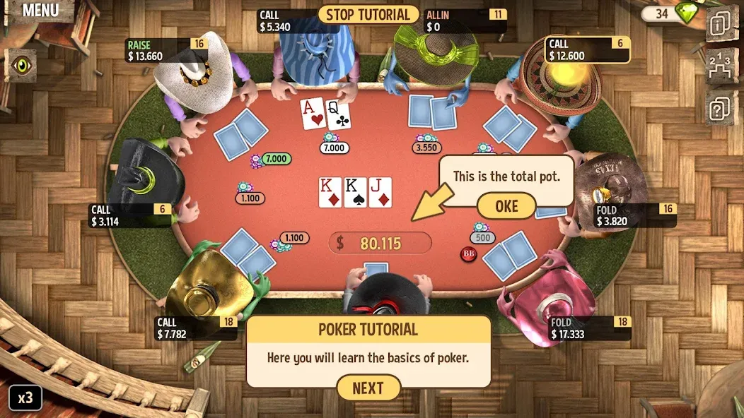 Learn Poker - How to Play  [МОД Много монет] Screenshot 2