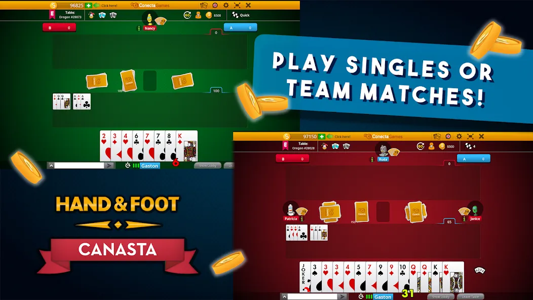 Hand and Foot Canasta  [МОД Меню] Screenshot 4