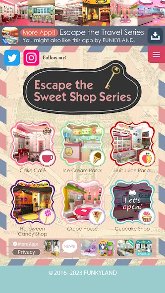 Escape the Sweet Shop Series (Эксперименты в кондитерской серии)  [МОД Unlocked] Screenshot 1