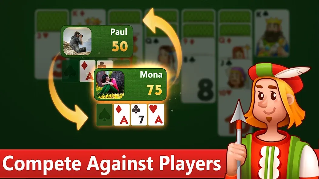 Klondike Solitaire card game  [МОД Unlocked] Screenshot 5