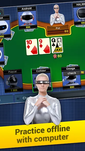 Poker Arena: texas holdem game (Покер Арена)  [МОД Mega Pack] Screenshot 5