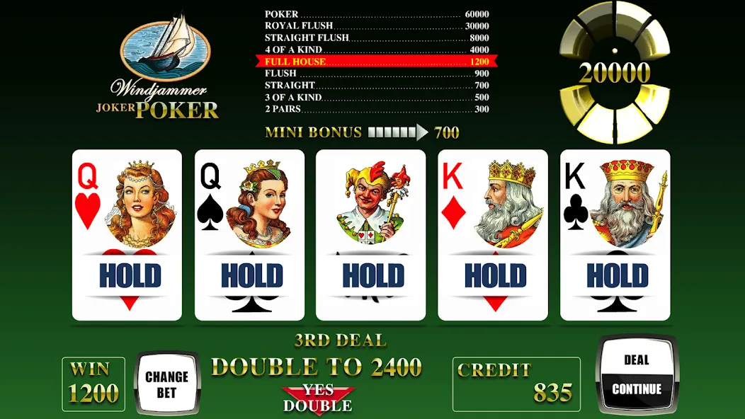 Windjammer Poker (Уиндджаммер Покер)  [МОД Все открыто] Screenshot 2