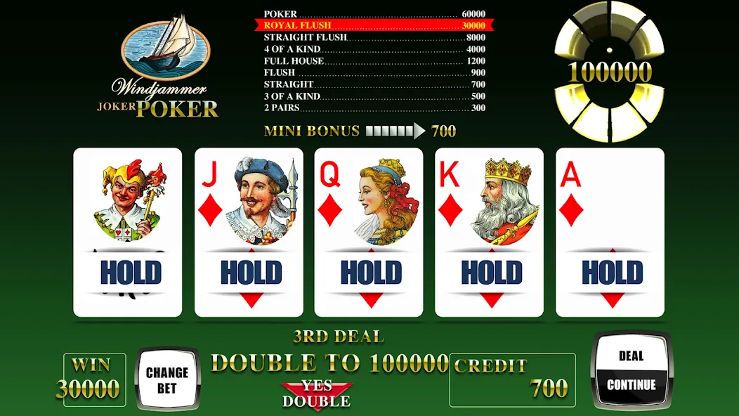 Windjammer Poker (Уиндджаммер Покер)  [МОД Все открыто] Screenshot 4