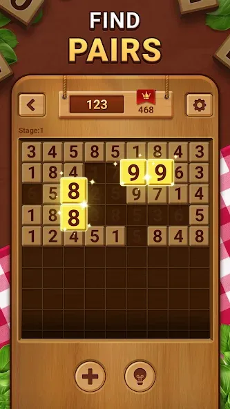 Woodber - Classic Number Game (Вудбер)  [МОД Меню] Screenshot 1