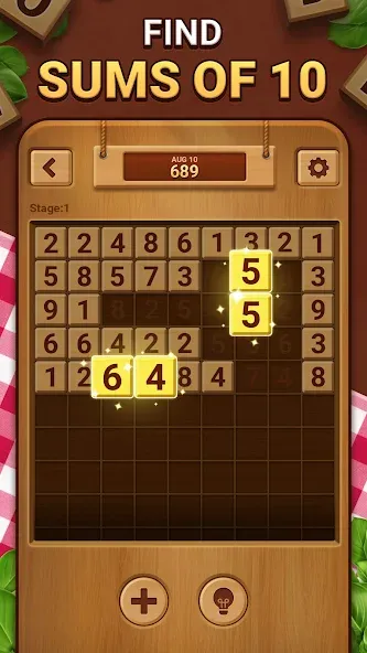 Woodber - Classic Number Game (Вудбер)  [МОД Меню] Screenshot 2