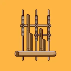 Взлом Angklung Instrument (Ангклунг инструмент)  [МОД Бесконечные деньги] - последняя версия apk на Андроид