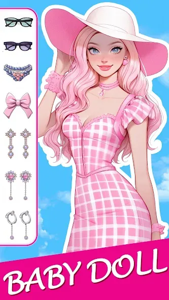 Doll Makeover: dress up games (Долл Мейковер)  [МОД Меню] Screenshot 2