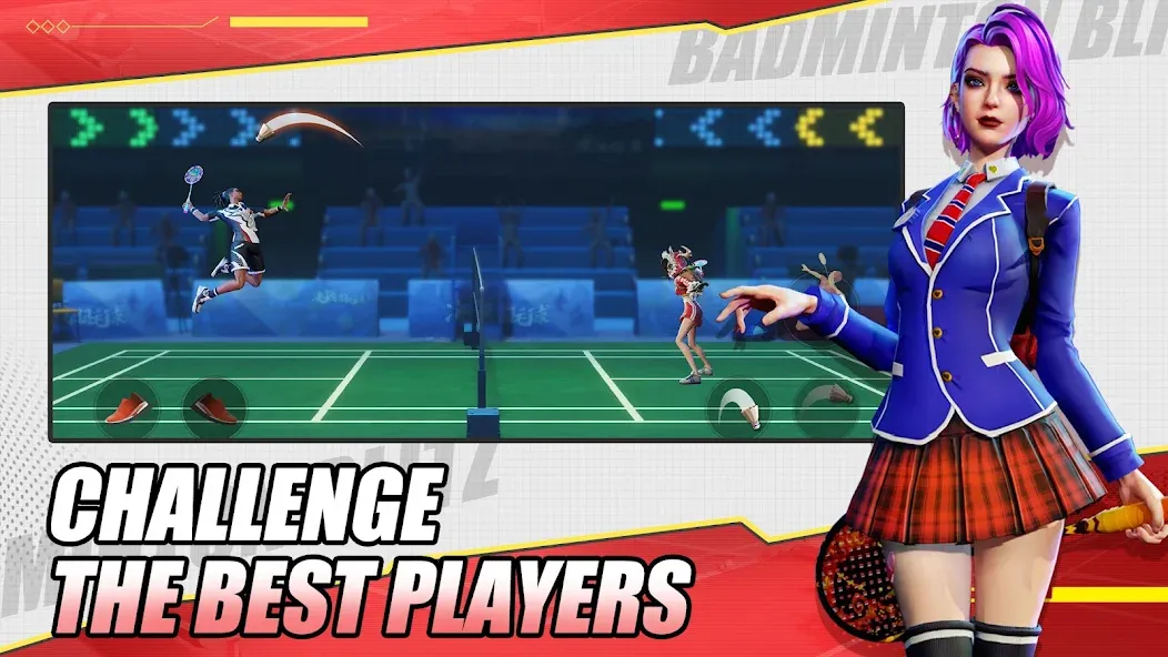 Badminton Blitz - PVP online (Бэдминтон Блиц)  [МОД Много монет] Screenshot 5