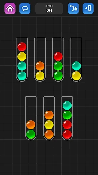Ball Sort Puzzle - Color Game  [МОД Unlocked] Screenshot 1