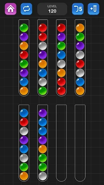 Ball Sort Puzzle - Color Game  [МОД Unlocked] Screenshot 2