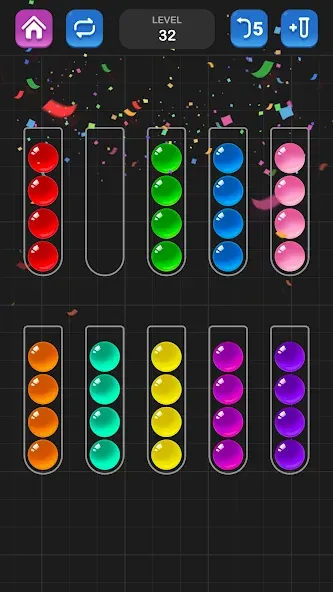 Ball Sort Puzzle - Color Game  [МОД Unlocked] Screenshot 5