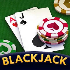 Скачать взломанную Blackjack 21: online casino (Блэкджек 21)  [МОД Unlocked] - стабильная версия apk на Андроид