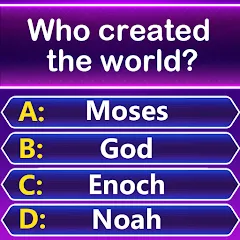 Взлом Bible Trivia - Word Quiz Game (Библейская викторина)  [МОД Unlimited Money] - стабильная версия apk на Андроид