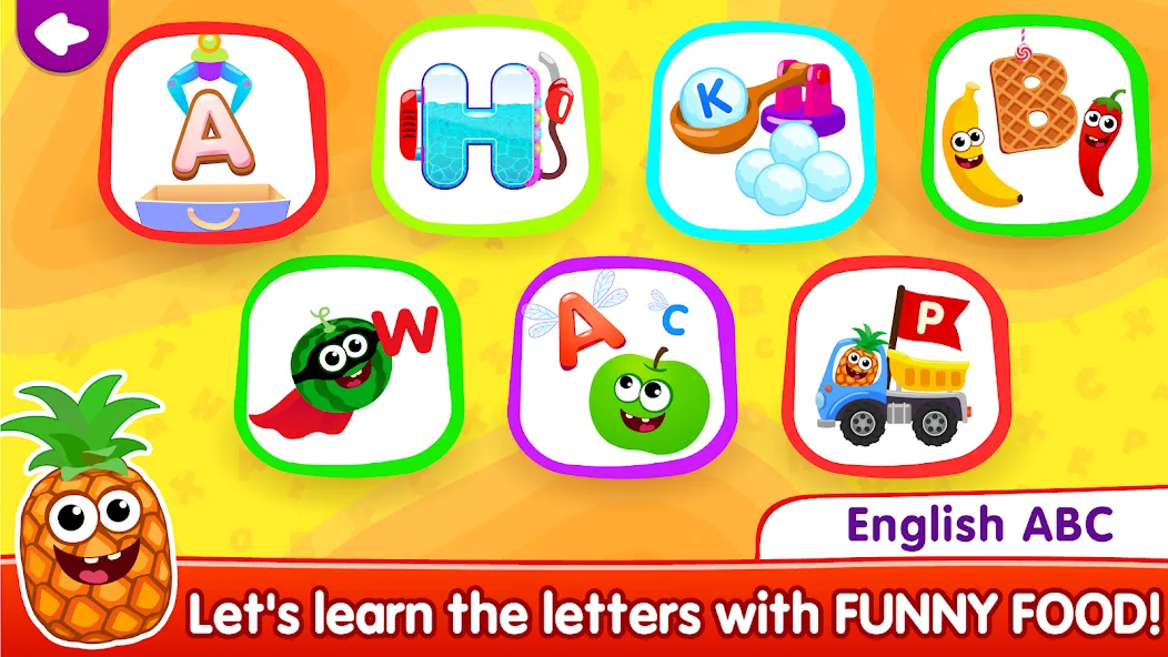 ABC kids! Alphabet learning!  [МОД Бесконечные деньги] Screenshot 1