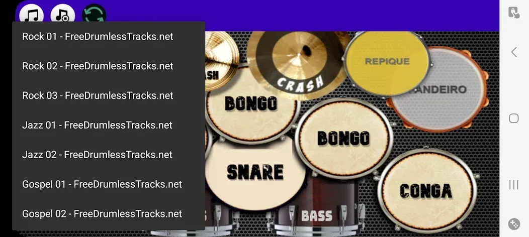 Drum Studio: Bateria Virtual (Драм студио)  [МОД Unlocked] Screenshot 4