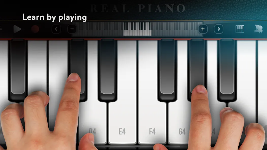 Real Piano electronic keyboard (Риал Пиано)  [МОД Unlocked] Screenshot 1