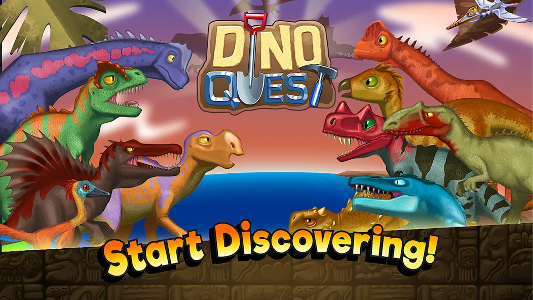 Dino Quest: Dig Dinosaur Game (Дино Квест)  [МОД Unlocked] Screenshot 5