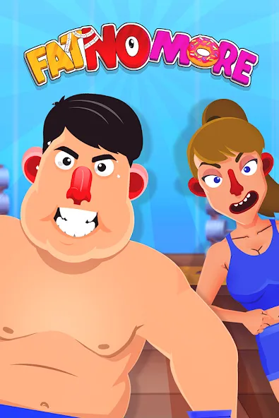 Fat No More: Sports Gym Game! (Фэт Но Море)  [МОД Unlocked] Screenshot 5