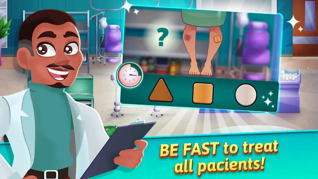 Medicine Dash: Hospital Game (Медицинский Дэш)  [МОД Бесконечные деньги] Screenshot 2