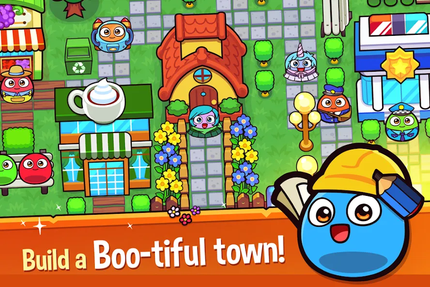 My Boo Town: City Builder Game (Май Бу Таун)  [МОД Unlimited Money] Screenshot 2