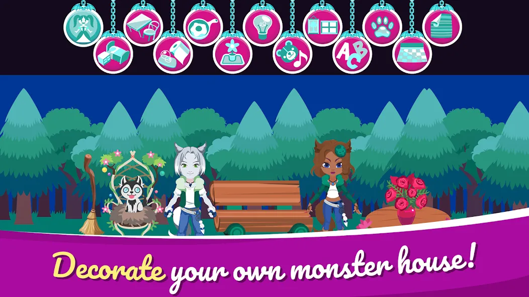 My Monster House: Doll Games (Май Монстер Хаус)  [МОД Menu] Screenshot 1