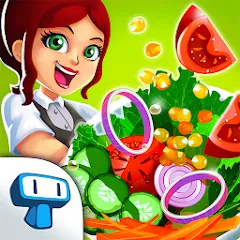 Взлом My Salad Bar: Veggie Food Game (Мой салатбар)  [МОД Много денег] - полная версия apk на Андроид