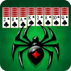 Скачать взломанную Spider Solitaire: Card Game (Спайдер Солитер)  [МОД Меню] - стабильная версия apk на Андроид