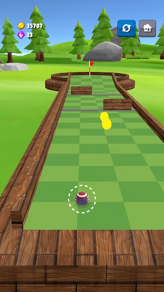 Mini Golf Game - Putt Putt 3D (Мини Гольф Челлендж)  [МОД Все открыто] Screenshot 1