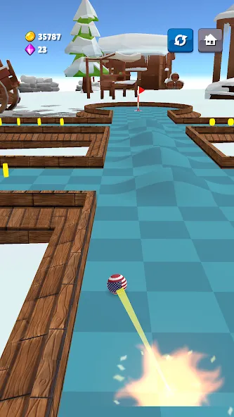 Mini Golf Game - Putt Putt 3D (Мини Гольф Челлендж)  [МОД Все открыто] Screenshot 3