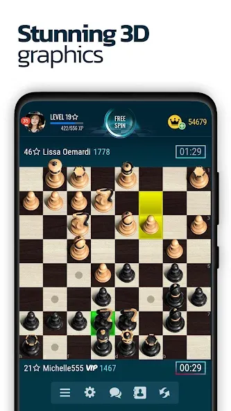 Chess Online  [МОД Бесконечные деньги] Screenshot 1