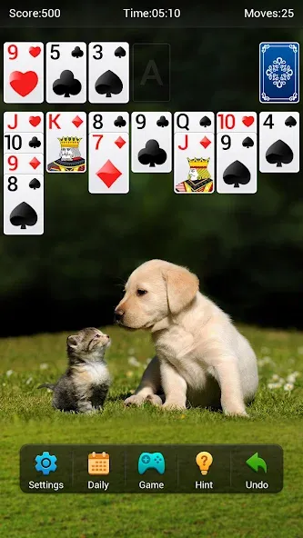 Solitaire  [МОД Бесконечные монеты] Screenshot 3