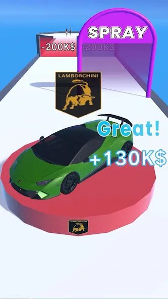 Get the Supercar 3D (Гет зе Суперкар 3Д)  [МОД Бесконечные деньги] Screenshot 5