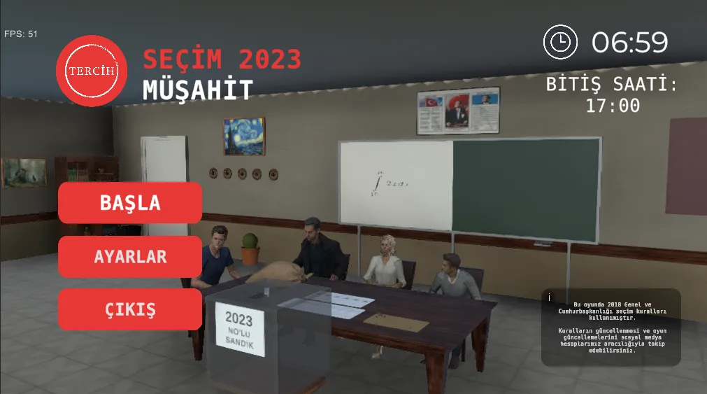 Seçim 2023 Müşahit oyunu  [МОД Бесконечные деньги] Screenshot 1