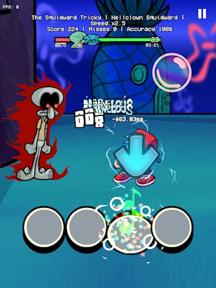 Trickward Undersea Beat Battle (Триковый Фанкин Мод против БФ)  [МОД Unlimited Money] Screenshot 4