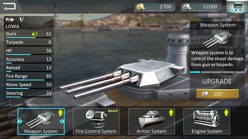 Warship Attack 3D  [МОД Unlocked] Screenshot 3