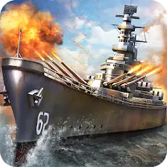 Скачать взломанную Warship Attack 3D  [МОД Unlocked] - стабильная версия apk на Андроид