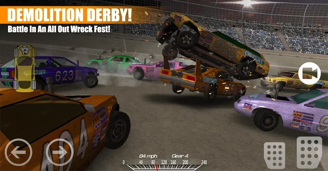 Demolition Derby 2 (Демолиция Дерби 2)  [МОД Unlimited Money] Screenshot 1