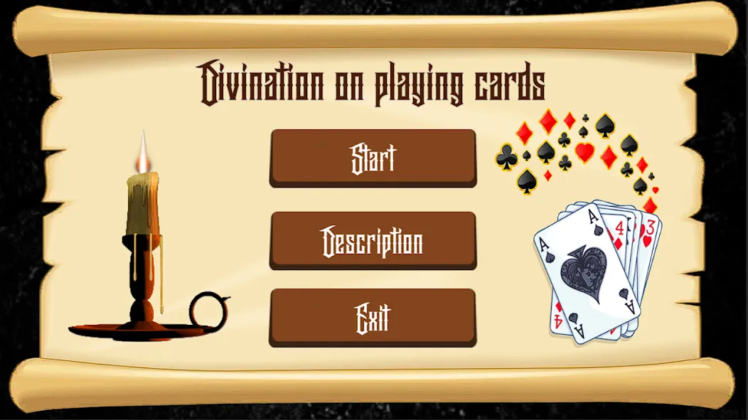 Divination on Playing Cards  [МОД Бесконечные деньги] Screenshot 1