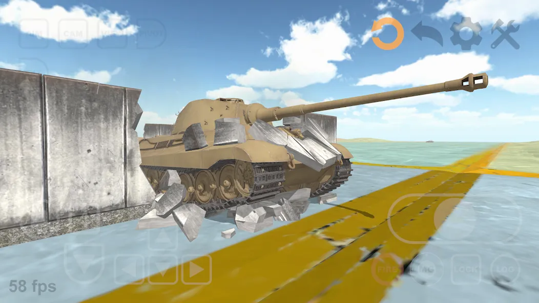 Tank Physics Mobile Vol.3  [МОД Меню] Screenshot 1