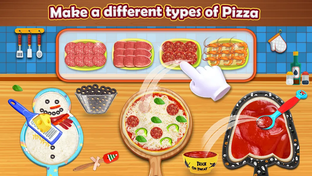 Pizza Maker - Cooking Games  [МОД Unlocked] Screenshot 1